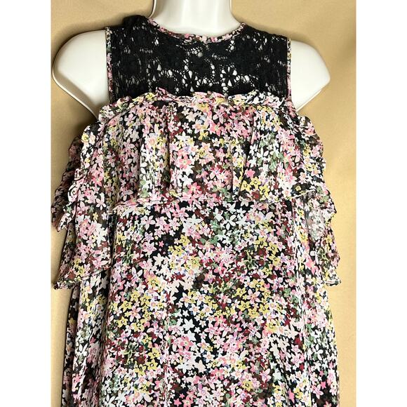 Slate & Willow Lace Yoke Maternity Shift Dress S df1 - Picture 4 of 14